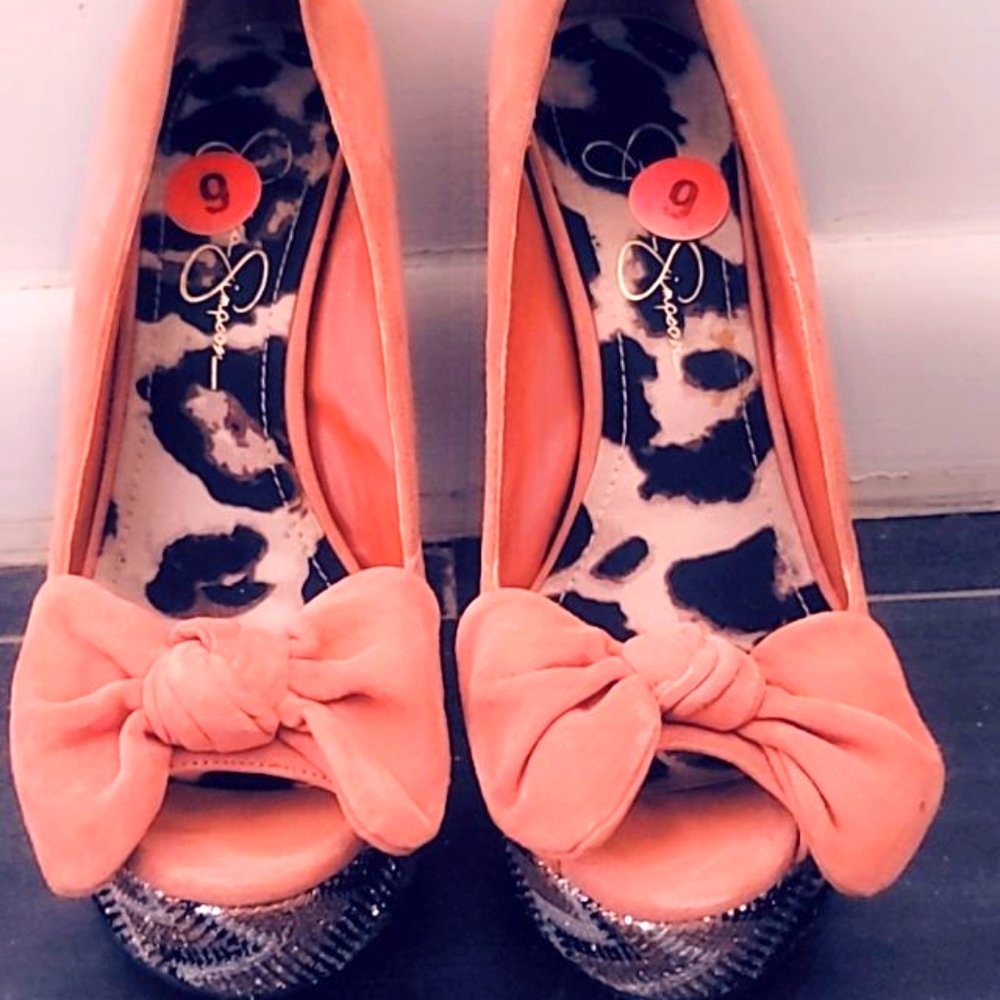 Jessica Simpson Sparkle Heels.